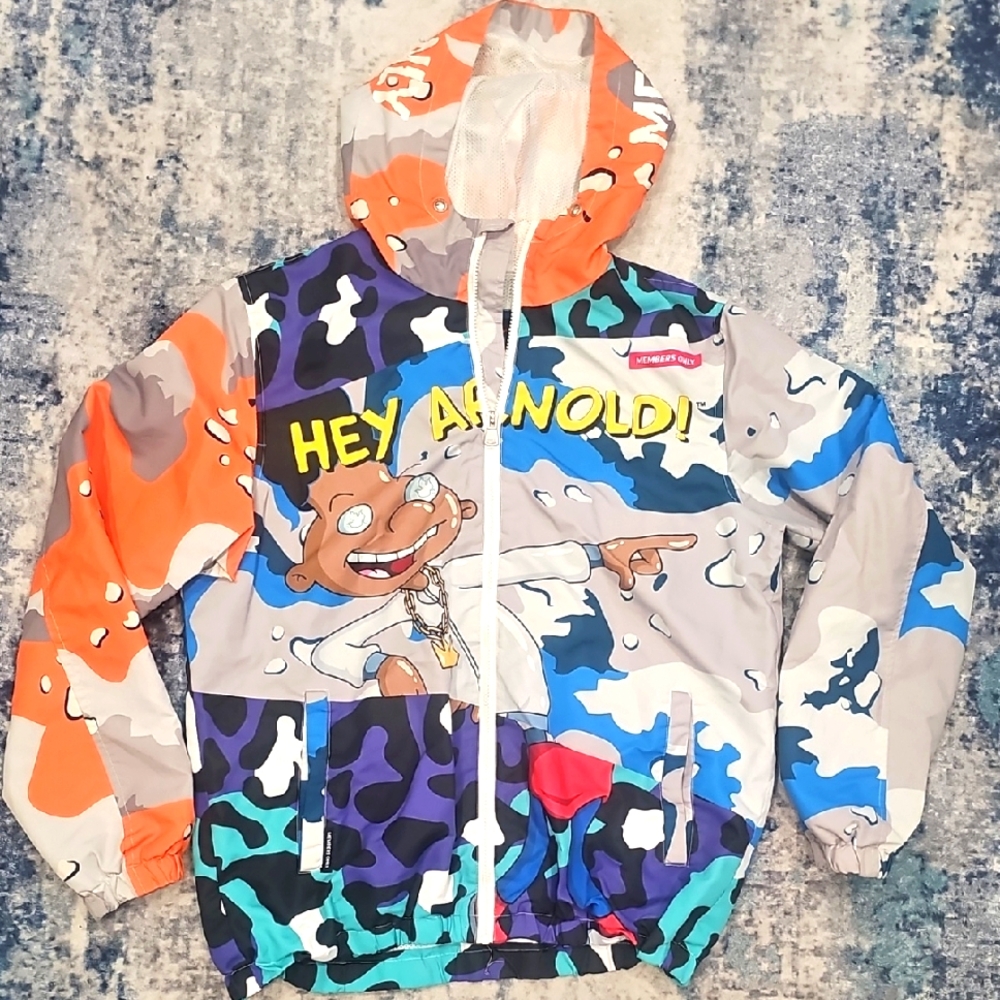 Members Only Hey Arnold Jacket Med